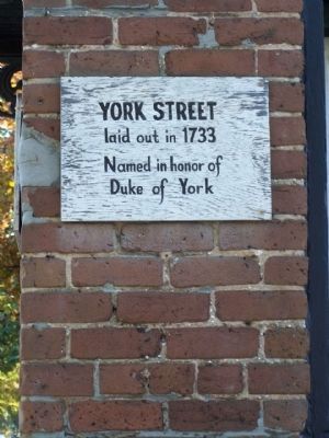 Houstoun and York Streets Marker image. Click for full size.