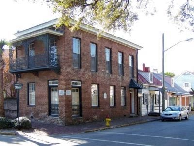 Houstoun and York Streets Marker. Click for full size. Houstoun and York Streets Marker image. Click for full size.