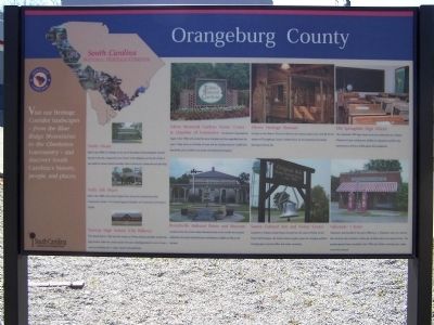 Orangeburg County Marker. Click for full size. Orangeburg County Marker image. Click for full size.