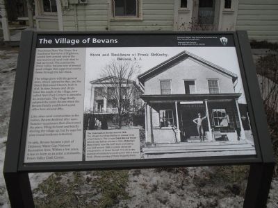 The Village of Bevans Marker image. Click for full size.
