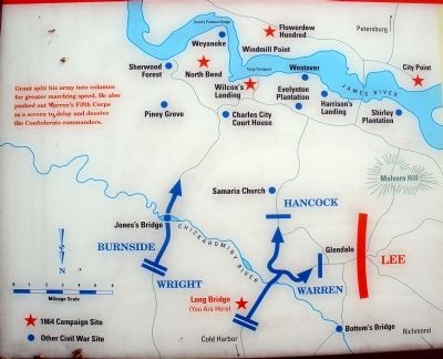Grant's Movement to theJames River. Click for full size. Grant's Movement to theJames River image. Click for full size.