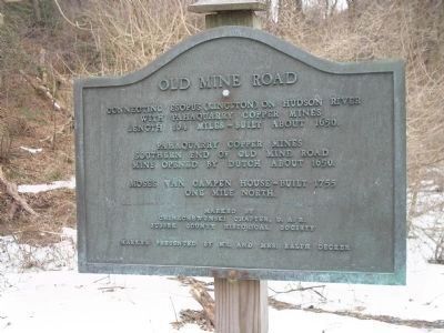 Old Mine Road Marker image. Click for full size.