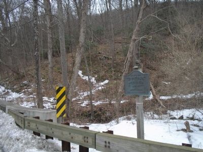 Marker in Delaware Water Gap NRA image. Click for full size.