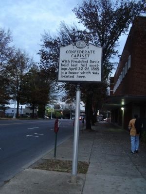Confederate Cabinet Marker image. Click for full size.