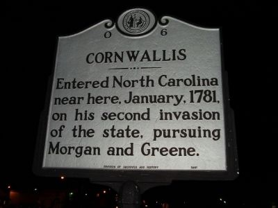 CORNWALLIS Marker. Click for full size. CORNWALLIS Marker image. Click for full size.