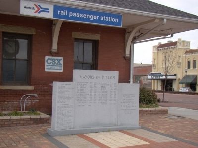 Mayors of Dillon Monument. Click for full size. Mayors of Dillon Monument image. Click for full size.