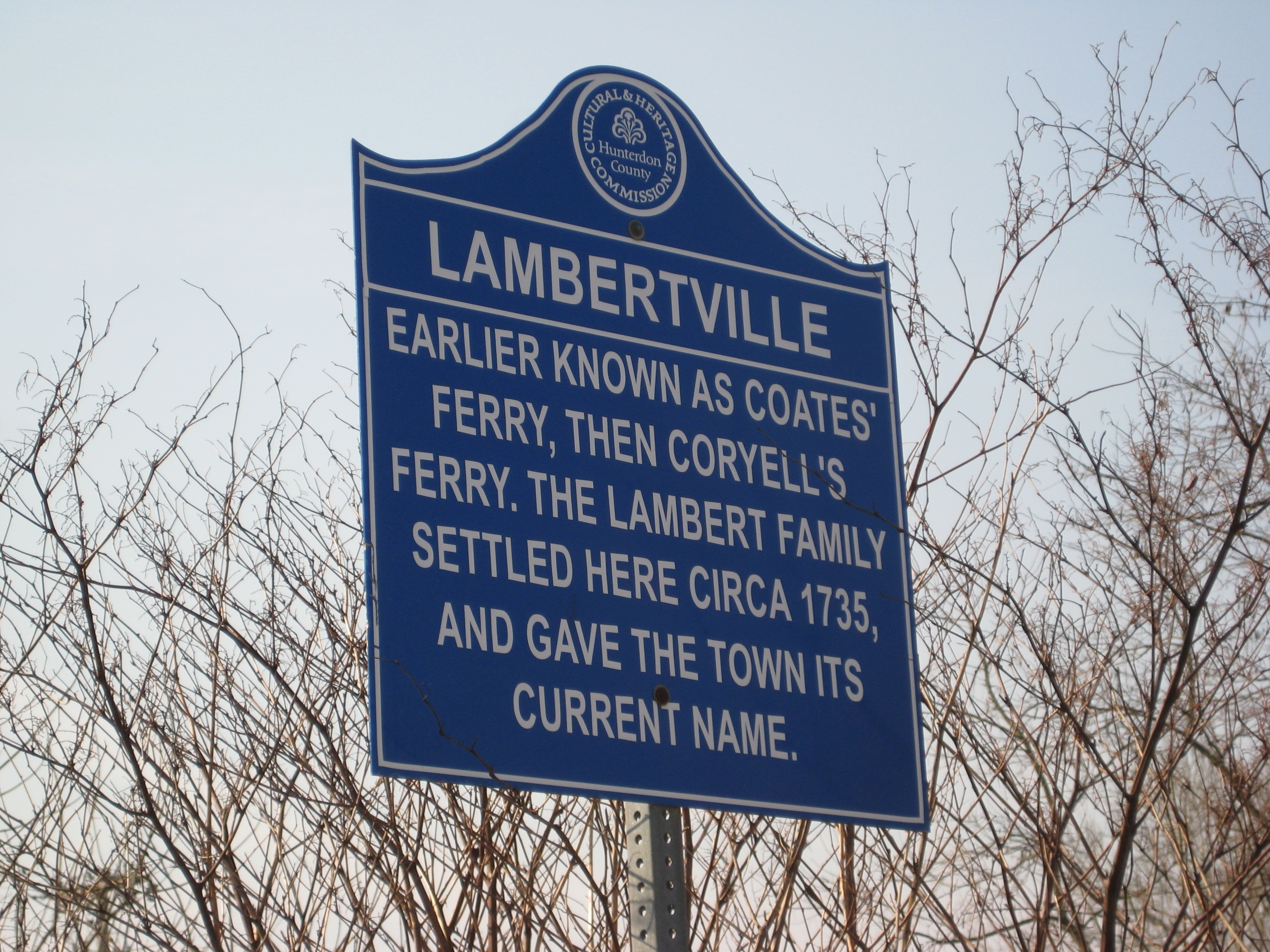 Lambertville Marker