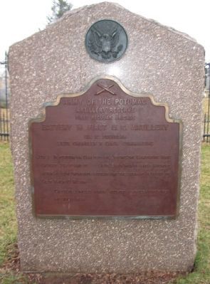 Battery H, 1st U.S. Artillery Tablet. Click for full size. Battery H, 1st U.S. Artillery Tablet image. Click for full size.