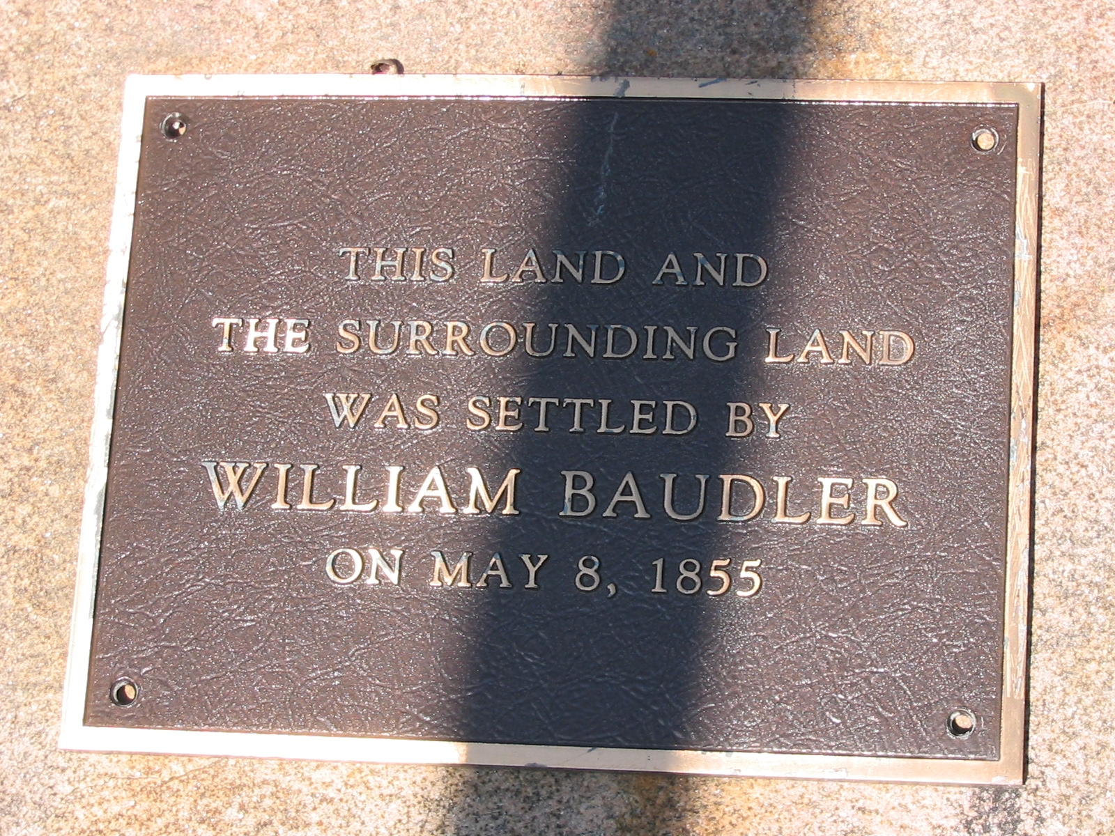 William Baudler Marker