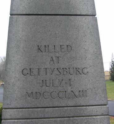 Left Side of Memorial image. Click for full size.