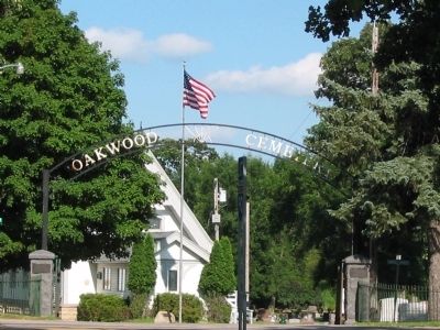 Oakwood Cemetery. Click for full size. Oakwood Cemetery image. Click for full size.