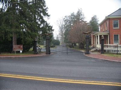 North Entrance to the Cemetery. Click for full size. North Entrance to the Cemetery image. Click for full size.
