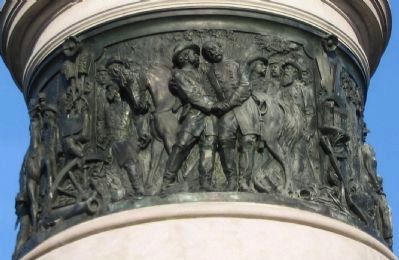 Front or South Bronze Relief image. Click for full size.