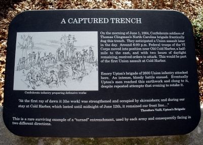 A Captured Trench Marker image. Click for full size.