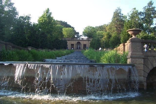 The Meridian Hill Park Waterfall image. Click for full size.