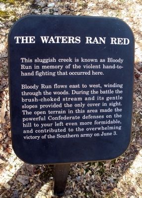 The Waters Ran Red Marker. Click for full size. The Waters Ran Red Marker image. Click for full size.