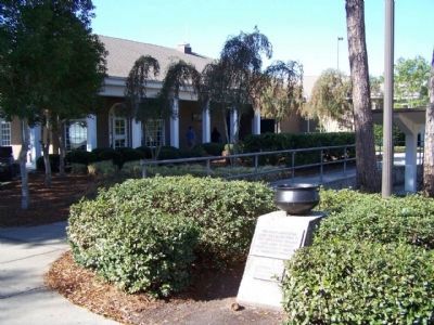 The State of Georgia Salutes Marker, (distant center) shares location with Brunswick Stew Marker. Click for full size. The State of Georgia Salutes Marker, (distant center) shares location with Brunswick Stew Marker image. Click for full size.