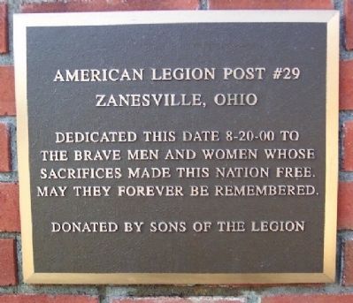 American Legion Post #29 Veterans Memorial Marker image. Click for full size.