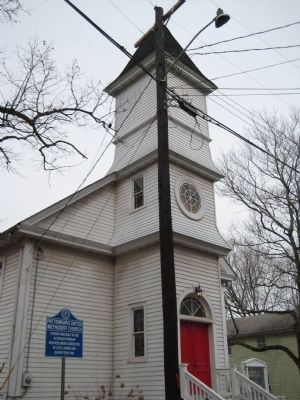 Pattenburg United Methodist Church and Marker image. Click for full size.