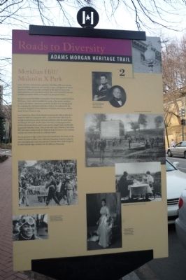 Meridian Hill/Malcolm X Park Marker image. Click for full size.