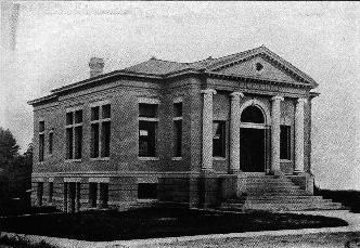 Danville Indiana - Carnegie Library image. Click for full size.