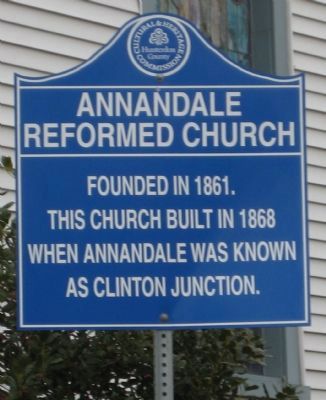 Annandale Reformed Church Marker image. Click for full size.