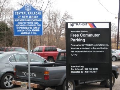 Central Railroad Of New Jersey Marker image. Click for full size.