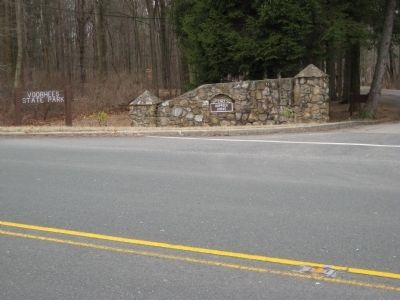 Voorhees State Park Entrance image. Click for full size.