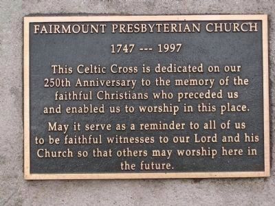 Celtic Cross Plaque image. Click for full size.