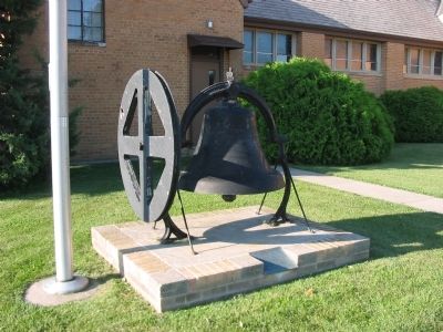 Deer Creek Lutheran Church Bell and Marker image. Click for full size.