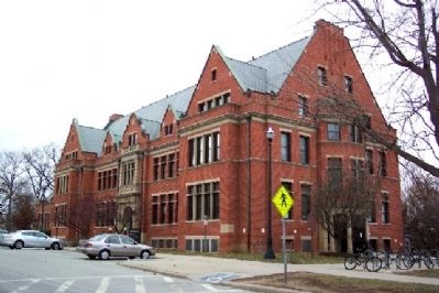 Old Ohio Union (Enarson Hall) and Marker image. Click for full size.
