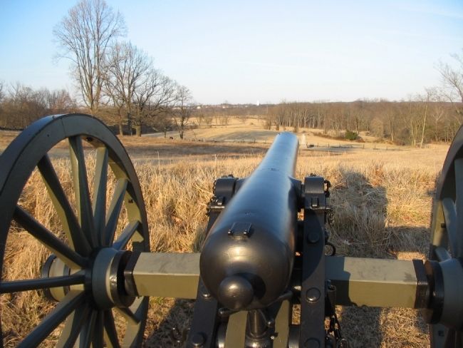 Battery's View of the Confederate Advance image. Click for full size.