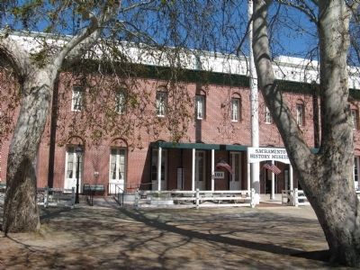 Site and Replica of the City Hall and Waterworks Building. Click for full size. Site and Replica of the City Hall and Waterworks Building image. Click for full size.
