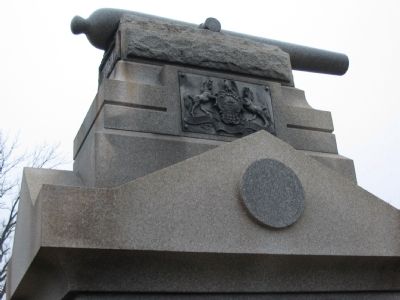 Replica 3-Inch Rifle on Top of Monument. Click for full size. Replica 3-Inch Rifle on Top of Monument image. Click for full size.