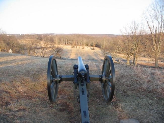 View from One of Wainwright's Guns image. Click for full size.