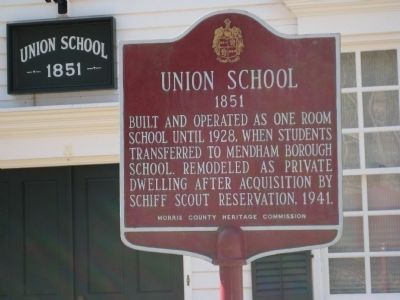 Union School Marker. Click for full size. Union School Marker image. Click for full size.