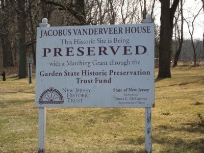 The Jacobus Vanderveer House Preservation image. Click for full size.