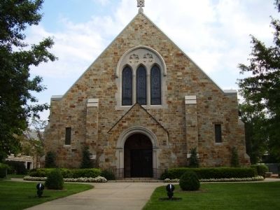 First Presbyterian Church of Spartanburg -<br>Sanctuary Entrance image. Click for full size.