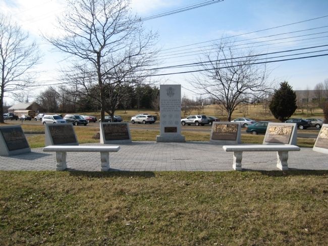 Branchburg Veterans Memorial image. Click for full size.