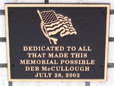 Adams County Veterans Memorial Dedication image. Click for full size.