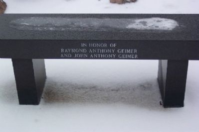 Adams County Veterans Memorial Bench image. Click for full size.