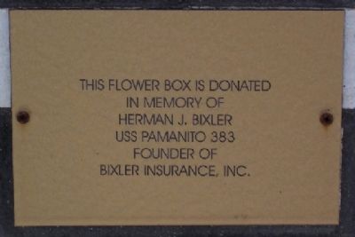 Adams County Veterans Memorial Flower Box Marker image. Click for full size.