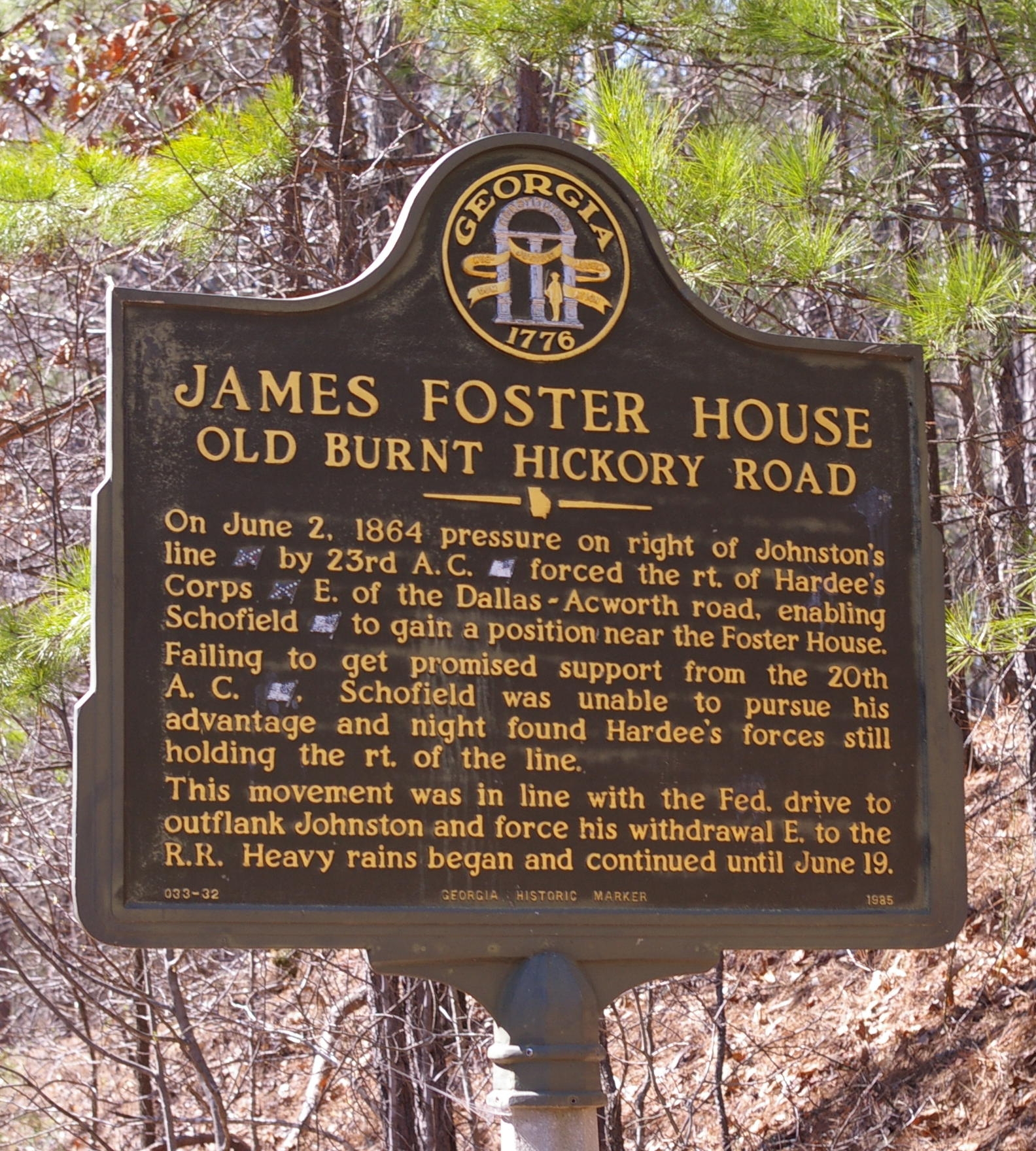 James Foster House Marker