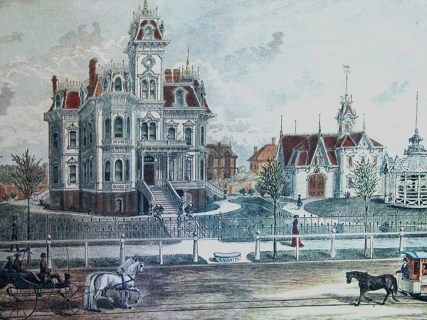 Original View of the Albert Gallatin House. Click for full size. Original View of the Albert Gallatin House image. Click for full size.