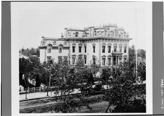 Leland Stanford House - View from Northeast. Click for full size. Leland Stanford House - View from Northeast image. Click for full size.