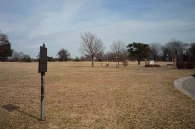Major General George G. Meade Marker, left foreground. Click for full size. Major General George G. Meade Marker, left foreground image. Click for full size.