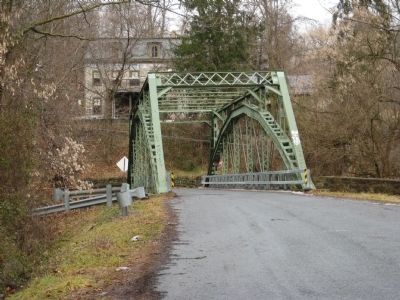 Bridge across Pohatcong Creek leading to Carpentersville image. Click for full size.