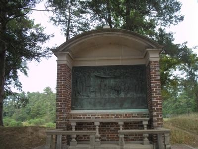 Marker in Historic Jamestown image. Click for full size.
