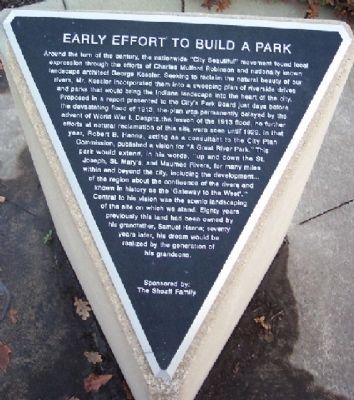 Early Effort To Build A Park Marker image. Click for full size.