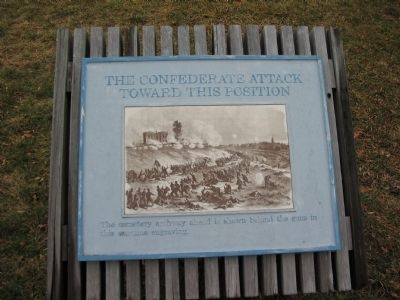 The Confederate Attack Toward this Position image. Click for full size.